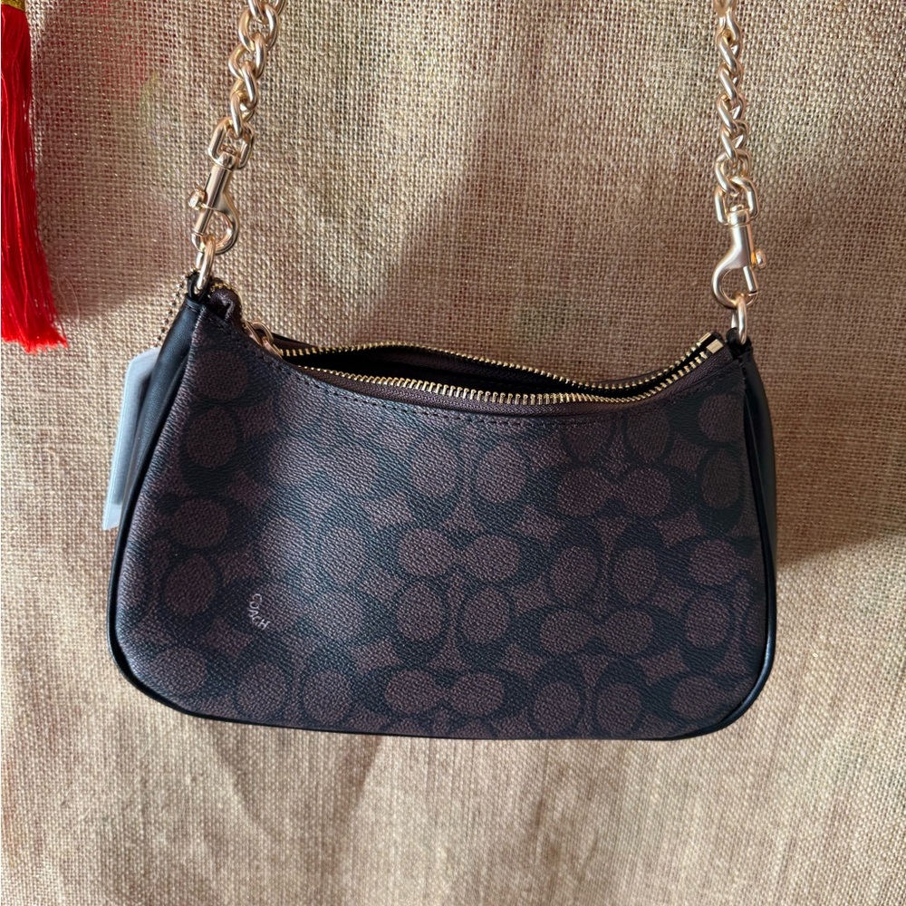 Coach Teri Shoulder Bag In Signature Canvas